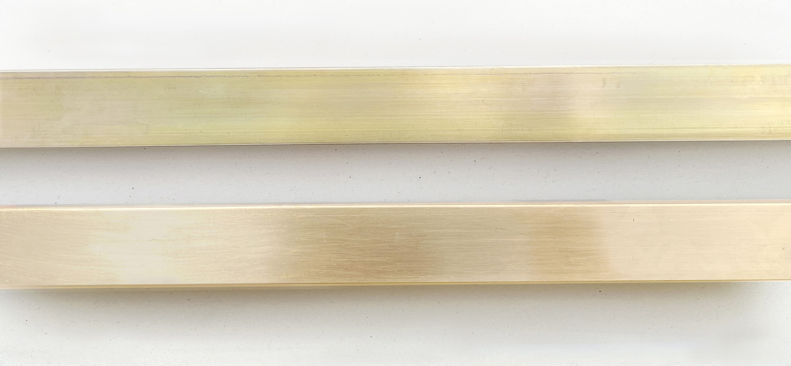 Brass framing finishes