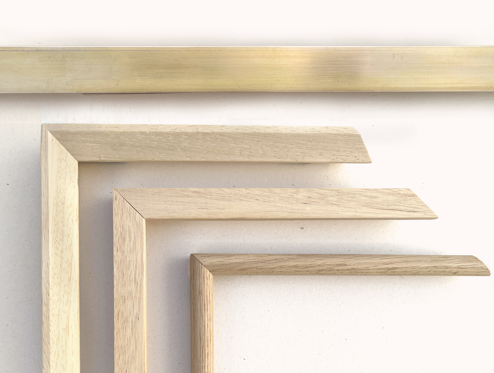 Brass framing finishes